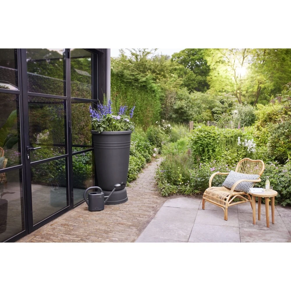 Elho Green Basics Regenton Plus 200ltr Zwart 2 Elho Green Basics Regenton Plus 200ltr Zwart - Image 2