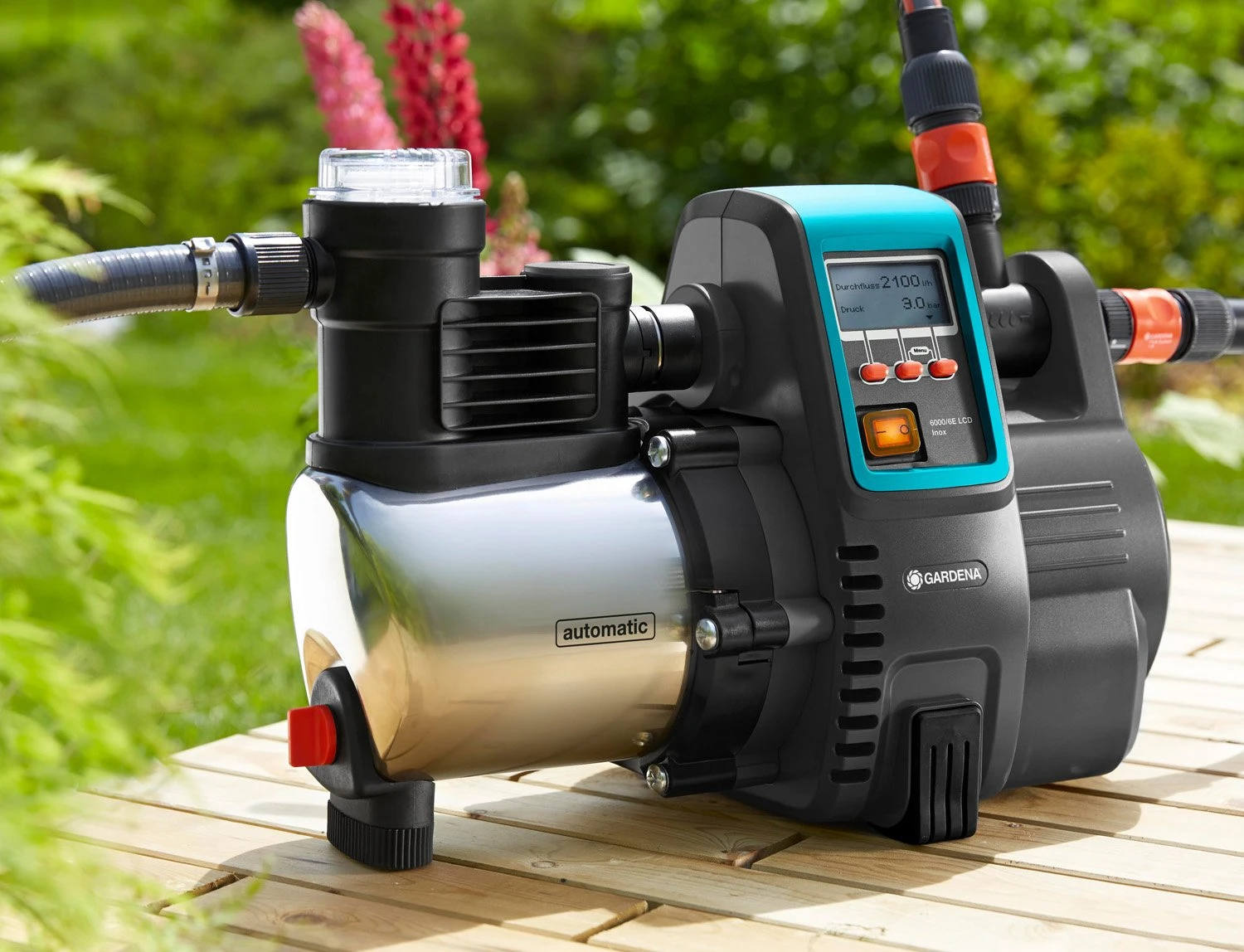 GARDENA Premium Hydrofoorpomp 6000/6E LCD Inox 3 GARDENA Premium Hydrofoorpomp 6000/6E LCD Inox - Image 3