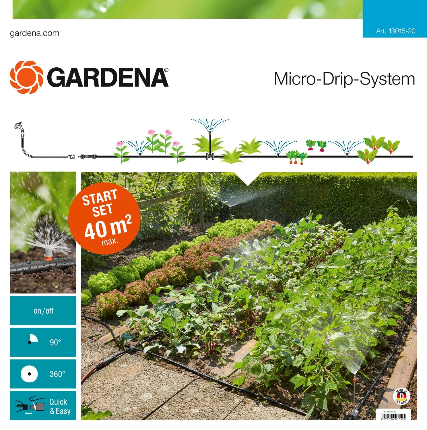 GARDENA Micro-Drip-System Startset Bloembed 4 GARDENA Micro-Drip-System Startset Bloembed - Image 4