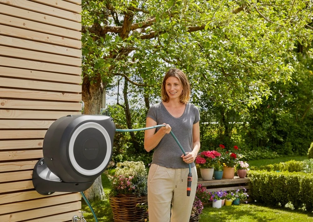 GARDENA Wandslangenbox 15 RollUp S Wit 4 GARDENA Wandslangenbox 15 RollUp S Wit - Image 4