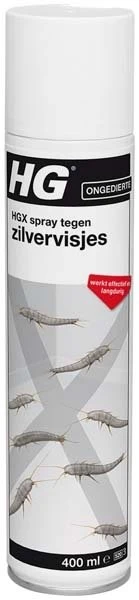 HGX Spray Tegen Zilvervisjes 400 Ml 1 HGX Spray Tegen Zilvervisjes 400 Ml