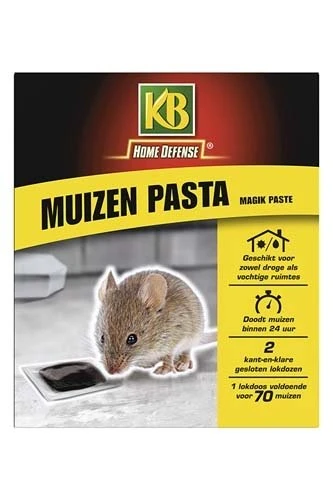 KB Muizen Lokdoos Pasta 'Magik Paste' 2 Stuks 1 KB Muizen Lokdoos Pasta 'Magik Paste' 2 Stuks