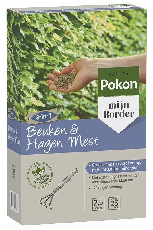 Pokon Beuken & Hagen Mest 2,5kg 1 Pokon Beuken & Hagen Mest 2,5kg