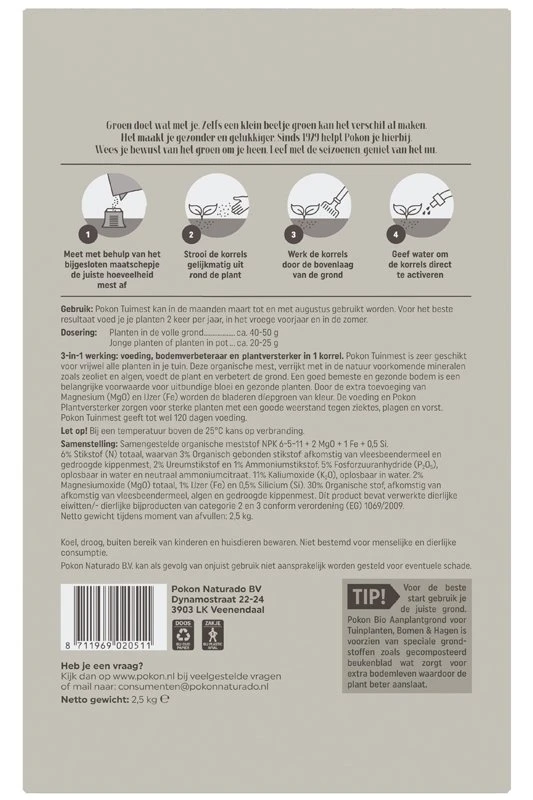 Pokon Tuinmest 2,5kg 2 Pokon Tuinmest 2,5kg - Image 2